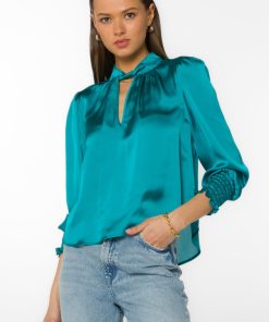 Camryn Peacock Blouse